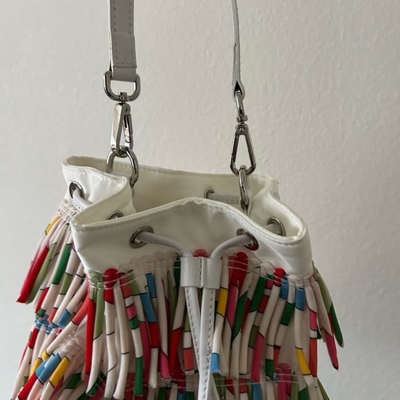 Stylish White and Red Fringe Bag(KIDS) - Picture 6 of 8